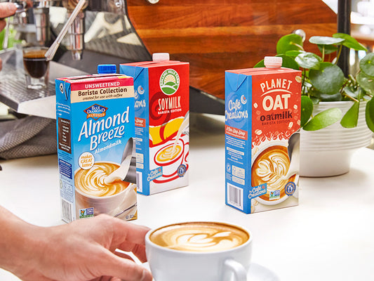 Well-known alternative milks hit the cafe/barista market